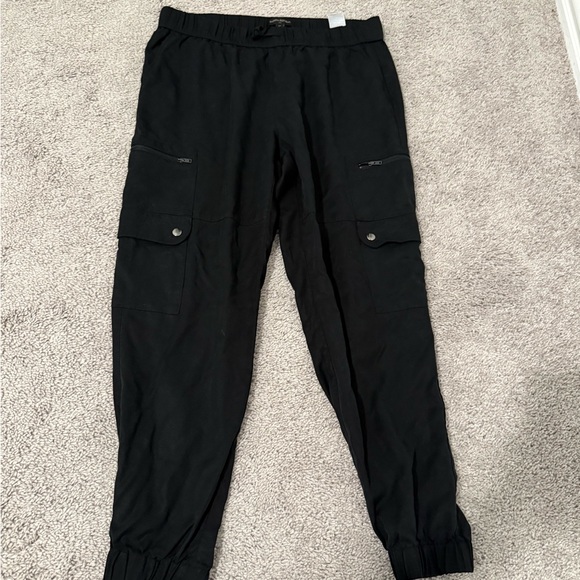 Nwt Banana republic tencel cargo jogger in color black - Picture 4 of 6